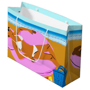 Beachy Keen - Rosa Große Geschenktüte