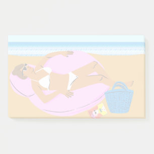 Beachy Keen - Rosa Post-it Klebezettel