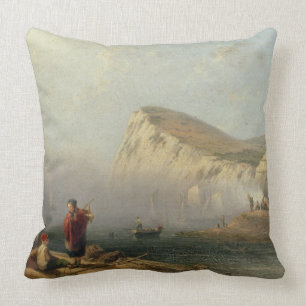 Beachy Kopf, 1850 (Öl auf Leinwand) Kissen