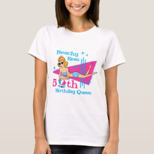 Beachy scharfer 50. Geburtstag T-Shirt