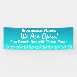 Beachy Theme - Banner zum erneuten Öffnen Amerikas