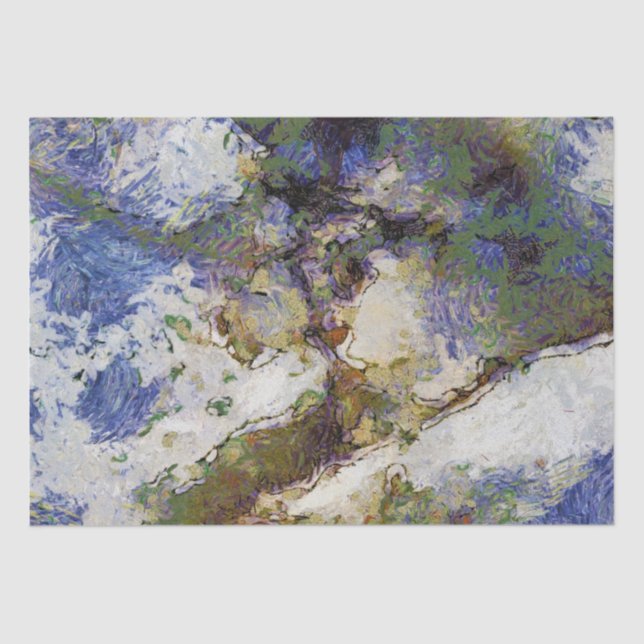 Beachy Vibe 1 Wrapping Paper Seidenpapier (Vorderseite)