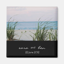 Beachy Wedding Magnet