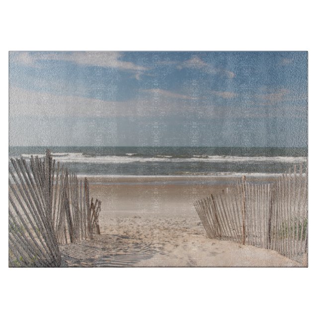 Beachzaun Schneidebrett (Vorderseite)