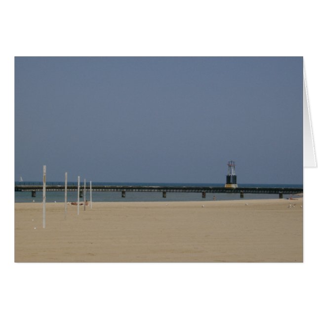 Beacon Light von Lake Michigan (Vorderseite (Horizontal))