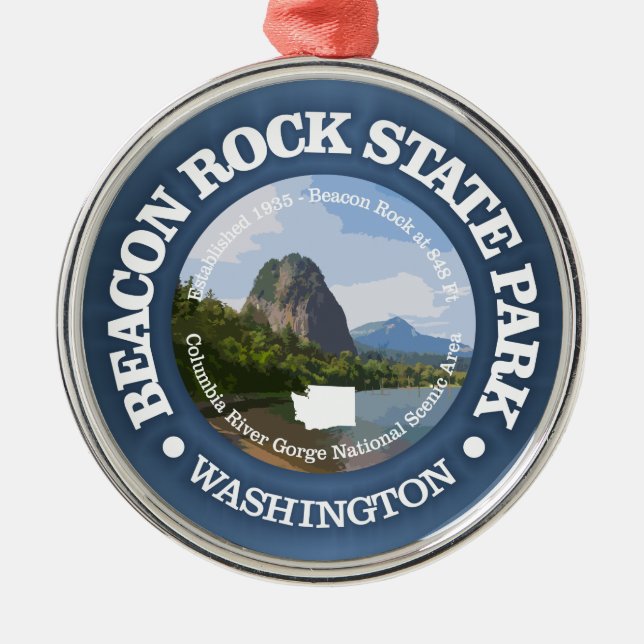 Beacon Rock SP Ornament Aus Metall (Vorne)