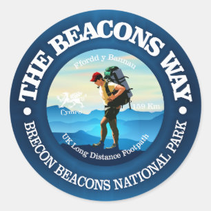 Beacons Way (C) Runder Aufkleber