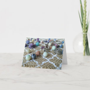 Bead Notecard Karte