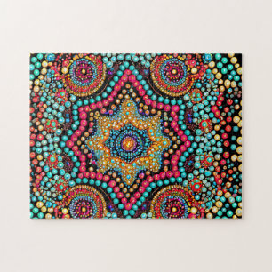 Bead Pattern 2 Foto Puzzles Internet Jigsaw Puzzle