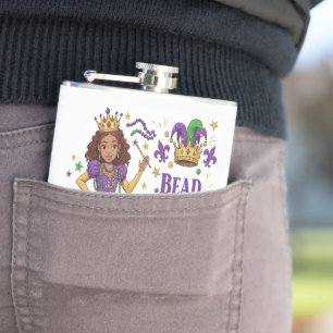 Bead Princess - Mardi Gras Flachmann