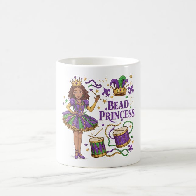 Bead Princess - Mardi Gras Kaffeetasse (Mittel)