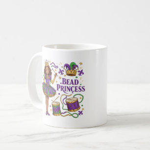 Bead Princess - Mardi Gras Kaffeetasse