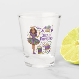 Bead Princess - Mardi Gras Schnapsglas