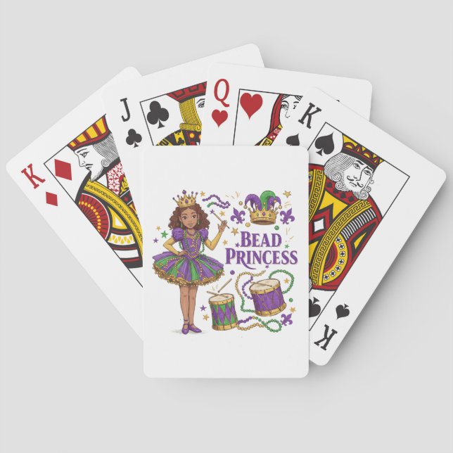 Bead Princess - Mardi Gras Spielkarten (Rückseite)