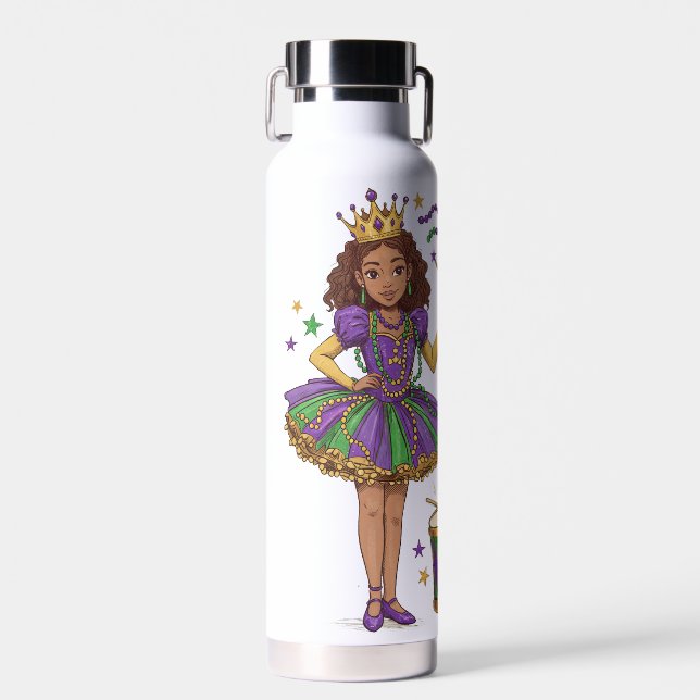 Bead Princess - Mardi Gras Trinkflasche (Vorne)
