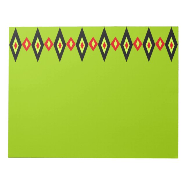 Beaded Diamonds Notizblock (Vorderseite)