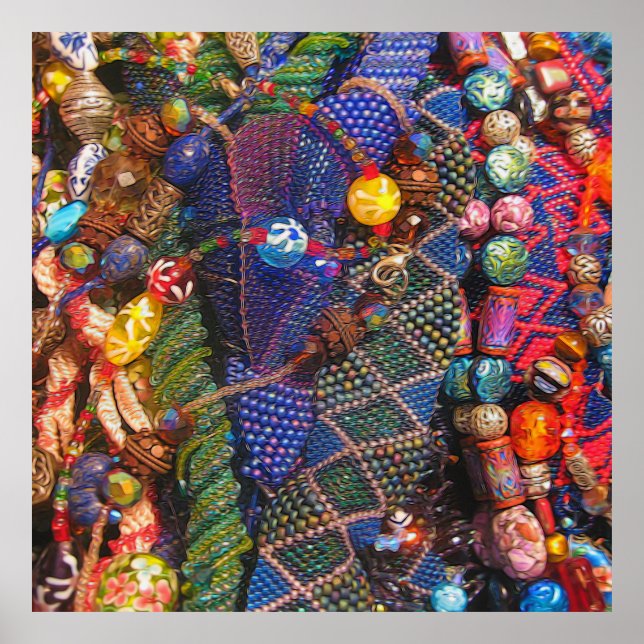 Beaded Jewelier Still Life Poster (Vorne)