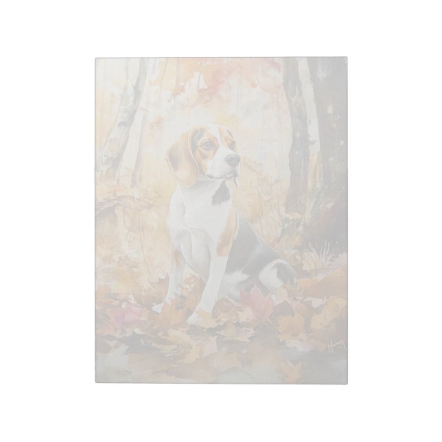 Beagle - 11" x 8,5" Notepad Notizblock (Rotiert)