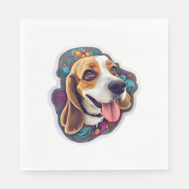 BEAGLE 4 SERVIETTE (Vorderseite)