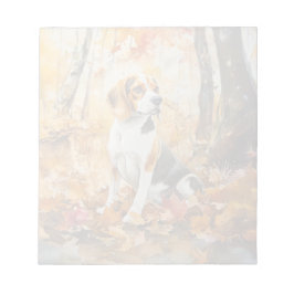 Beagle - 5.5" x 6" Notepad Notizblock