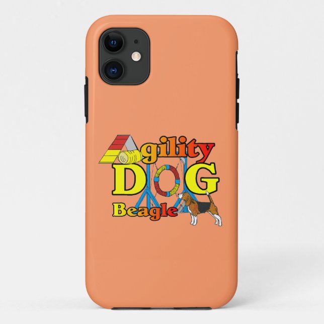 Beagle Agility Geschenke Case-Mate iPhone Hülle (Rückseite)