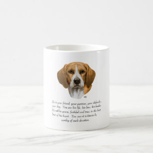Beagle-Andenken MÄNNLICH Kaffeetasse