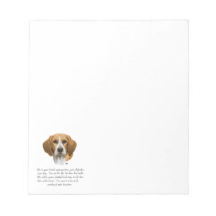 Beagle Andenken Notizblock