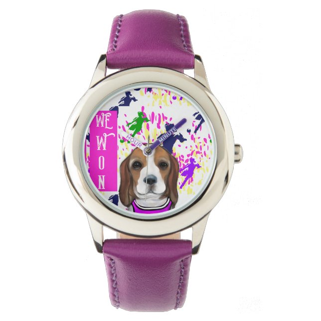Beagle Armbanduhr (Vorderseite)