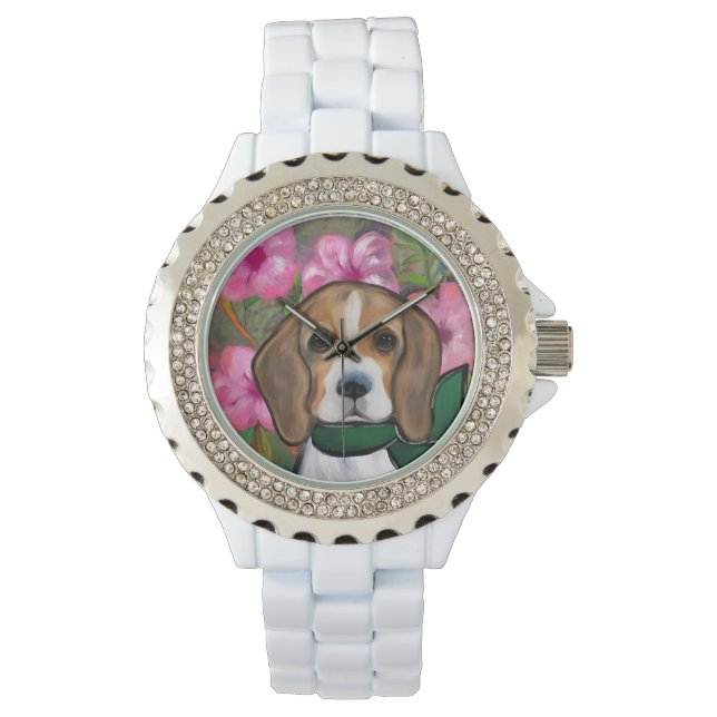 Beagle Armbanduhr (Vorderseite)