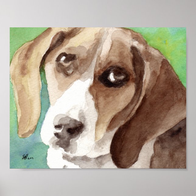 Beagle Art Prints Poster (Vorne)