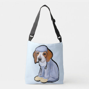 BEAGLE-ARZT TRAGETASCHEN MIT LANGEN TRÄGERN
