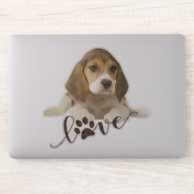 Beagle Aufkleber (Computer)