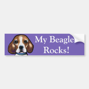 Beagle autoaufkleber