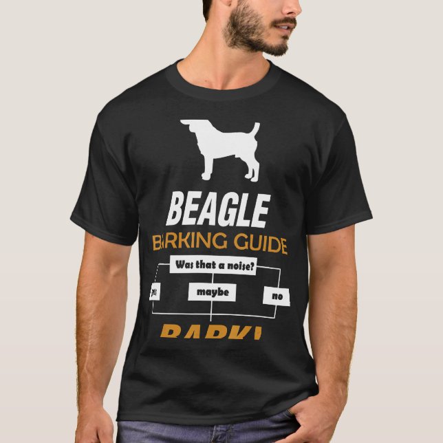 Beagle Barke Guide Begleiter T-Shirt (Vorderseite)