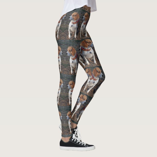 Beagle-Beagle-Beagles Leggings (Rechts)
