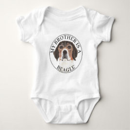 Beagle Big Brother Baby Strampler