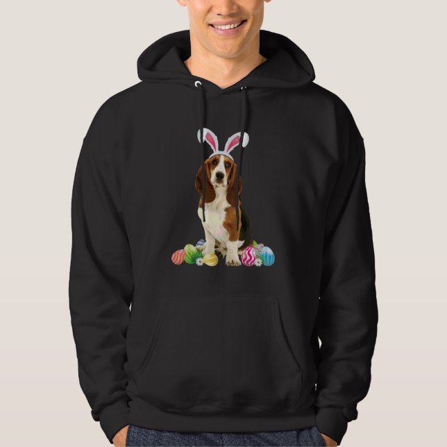 Beagle Bunny Easter Egg Hunt Beagle Dog Owner Hoodie (Vorderseite)