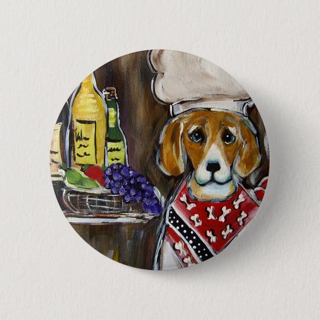 Beagle Button (Vorderseite)