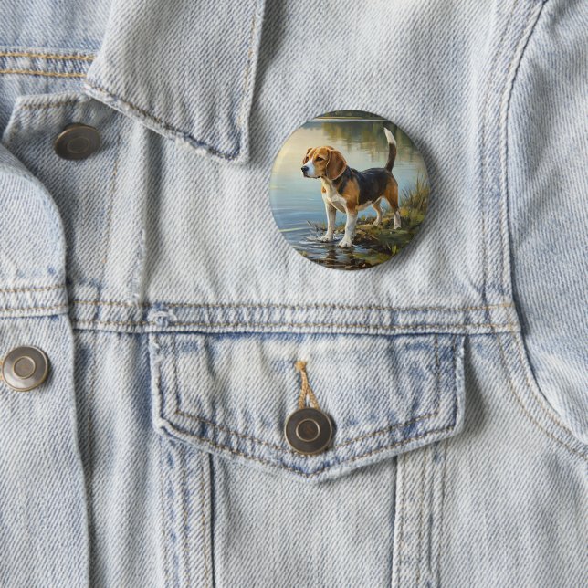 Beagle Button (Beispiel)
