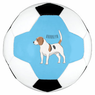 Beagle Cartoon Fußball