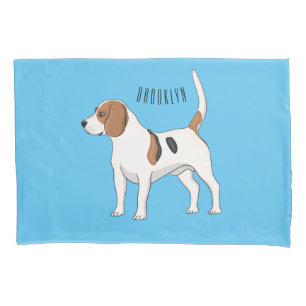 Beagle Cartoon Kissenbezug