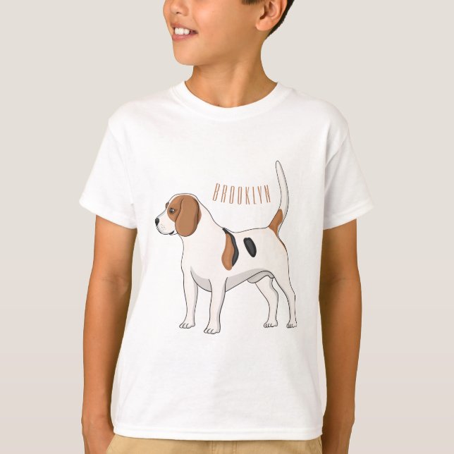 Beagle Cartoon T-Shirt (Vorderseite)