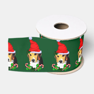 Beagle Christmas Merry Ripsband