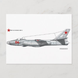 Beagle der Sowjetunion Ilyushin Il-28 Postkarte