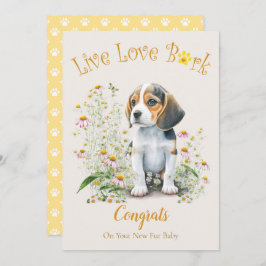 Beagle Dog Adoption, Gotcha Tag Karte