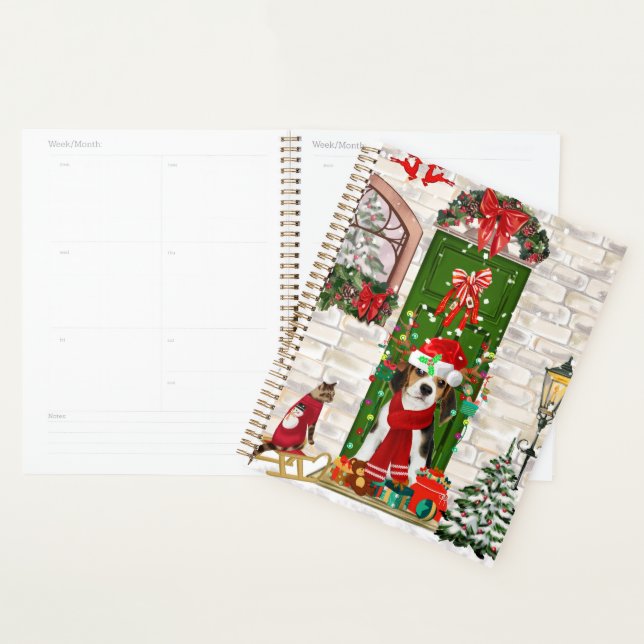 Beagle Dog Christmas Planer (Anzeige)
