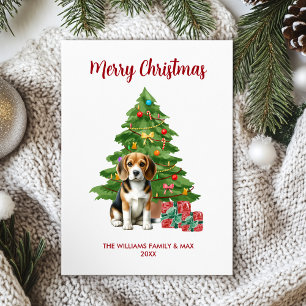 Beagle Dog Familie Weihnachten