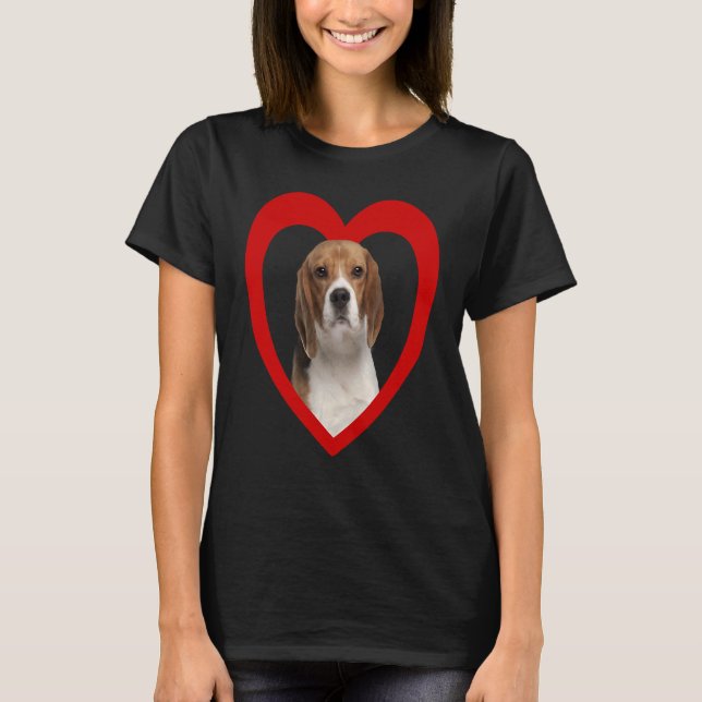 Beagle  Dog Heart  Beagle  1 T-Shirt (Vorderseite)