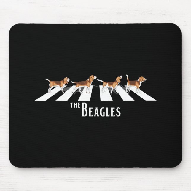 Beagle Dog Lover / Funny Beagle Mousepad (Vorne)