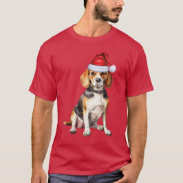 Beagle Dog Lover Funny Weihnachten T - Shirt